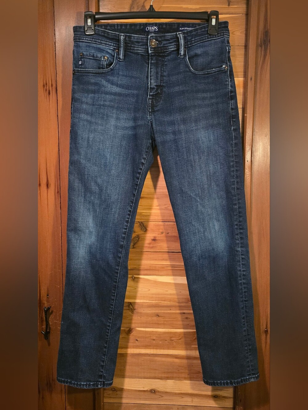 Chaps Men's Slim-Straight Jeans 32x30